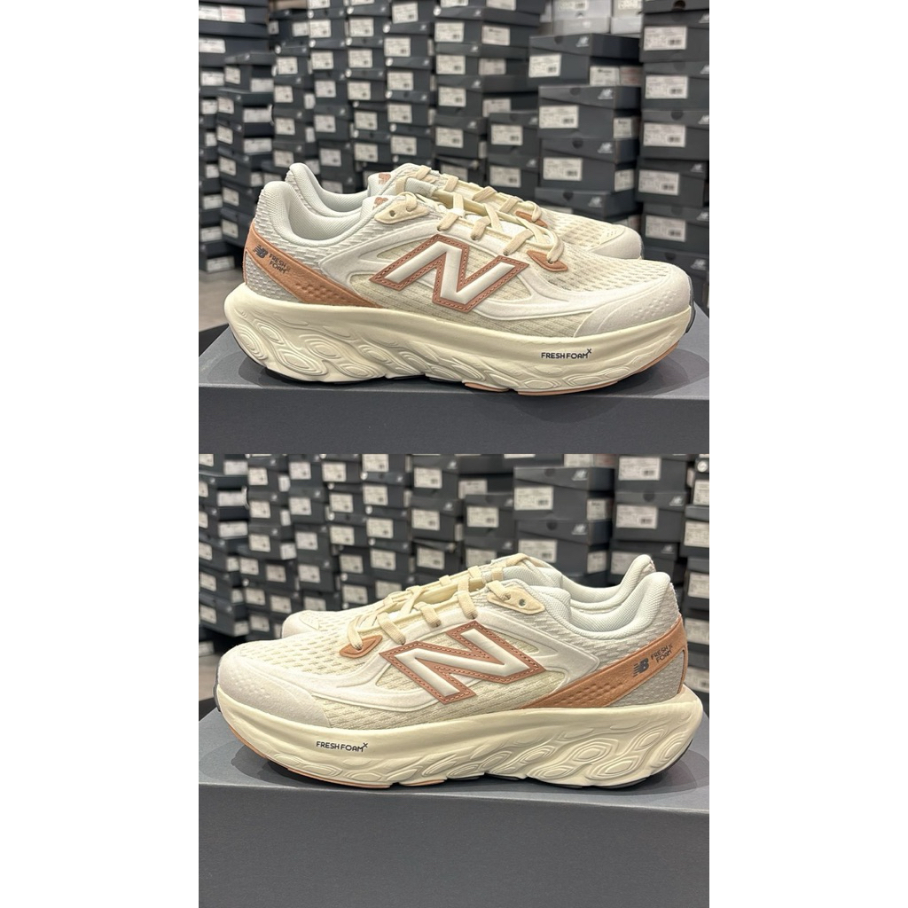 Sepatu Sneakers Unisex New Balance Fresh Foam Trainer - Beige NEWUTRNAE