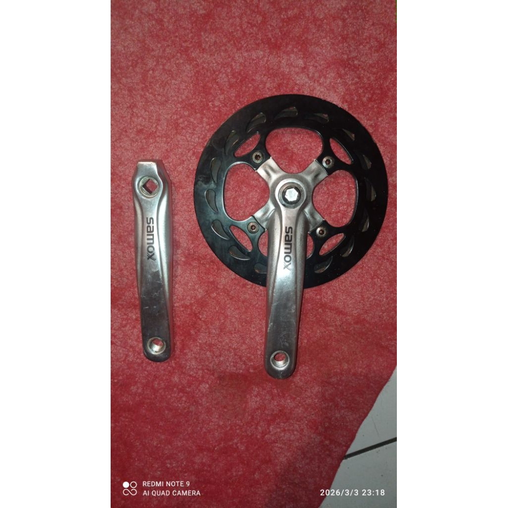 Crank single SAMOX bcd 130/46T