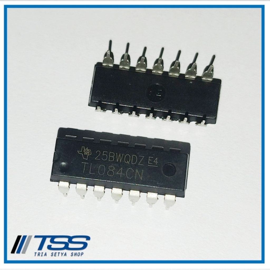 IC TL084CN / TL084 / TL 084 / IC TL 084 CN Dip14 dan Sop14