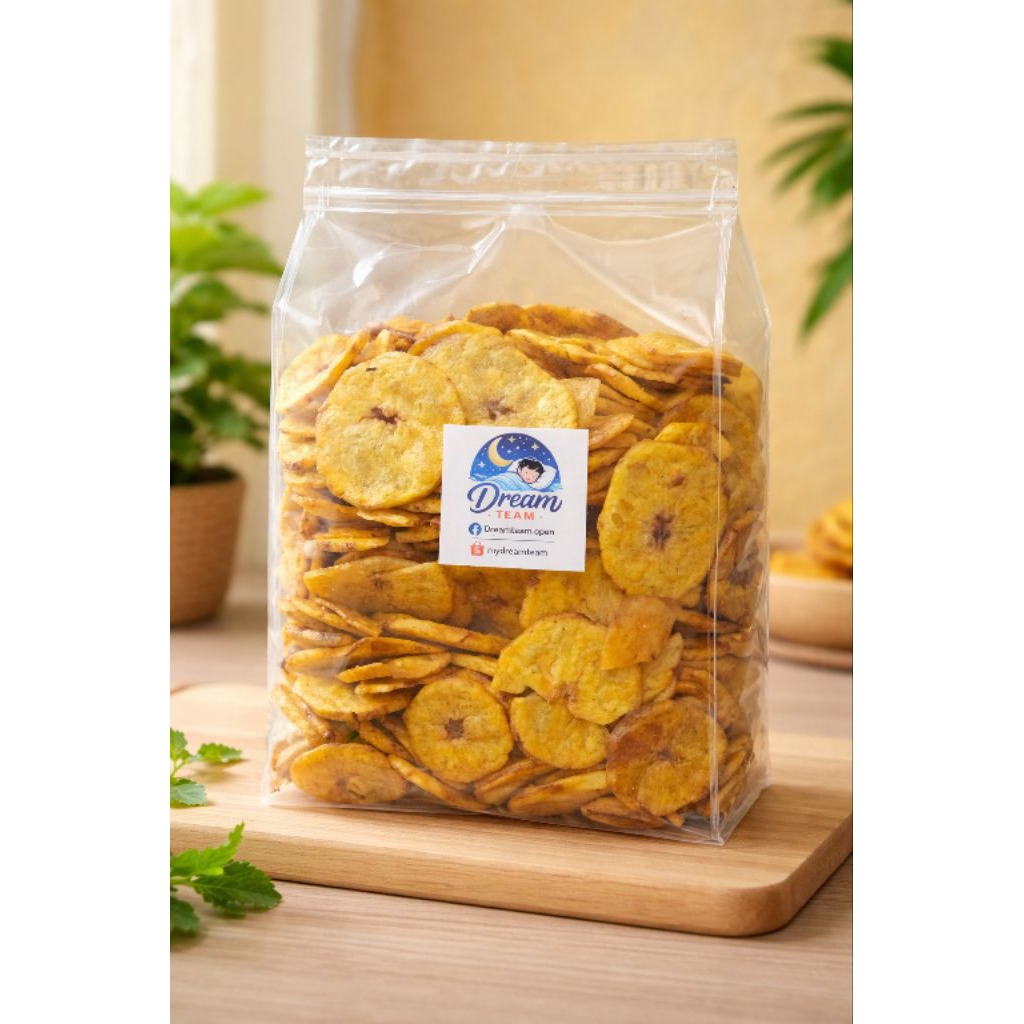 kripik pisang gurih dan renyah 500gr (1/2 kilo)