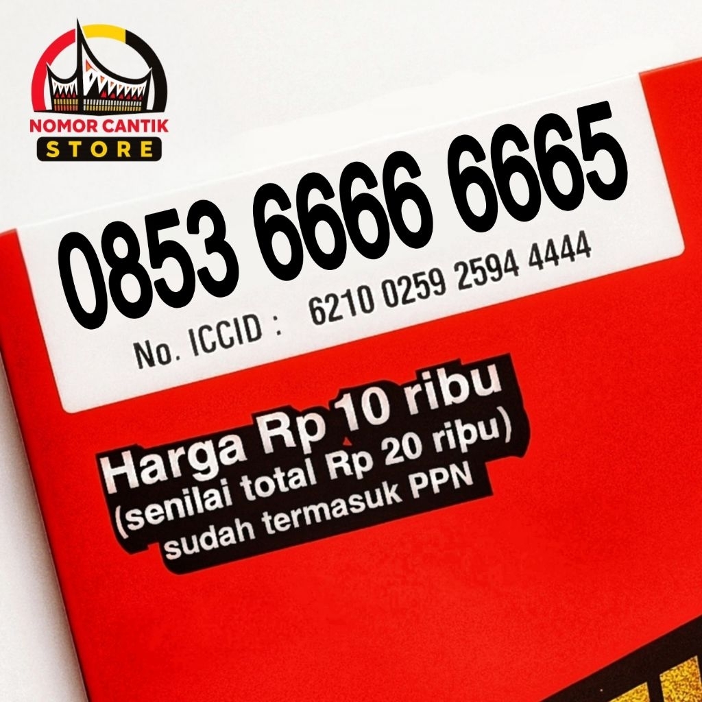 Nomor Cantik Telkomsel 12 Digit Kartu As Sapta 6 66666 666666 6666666