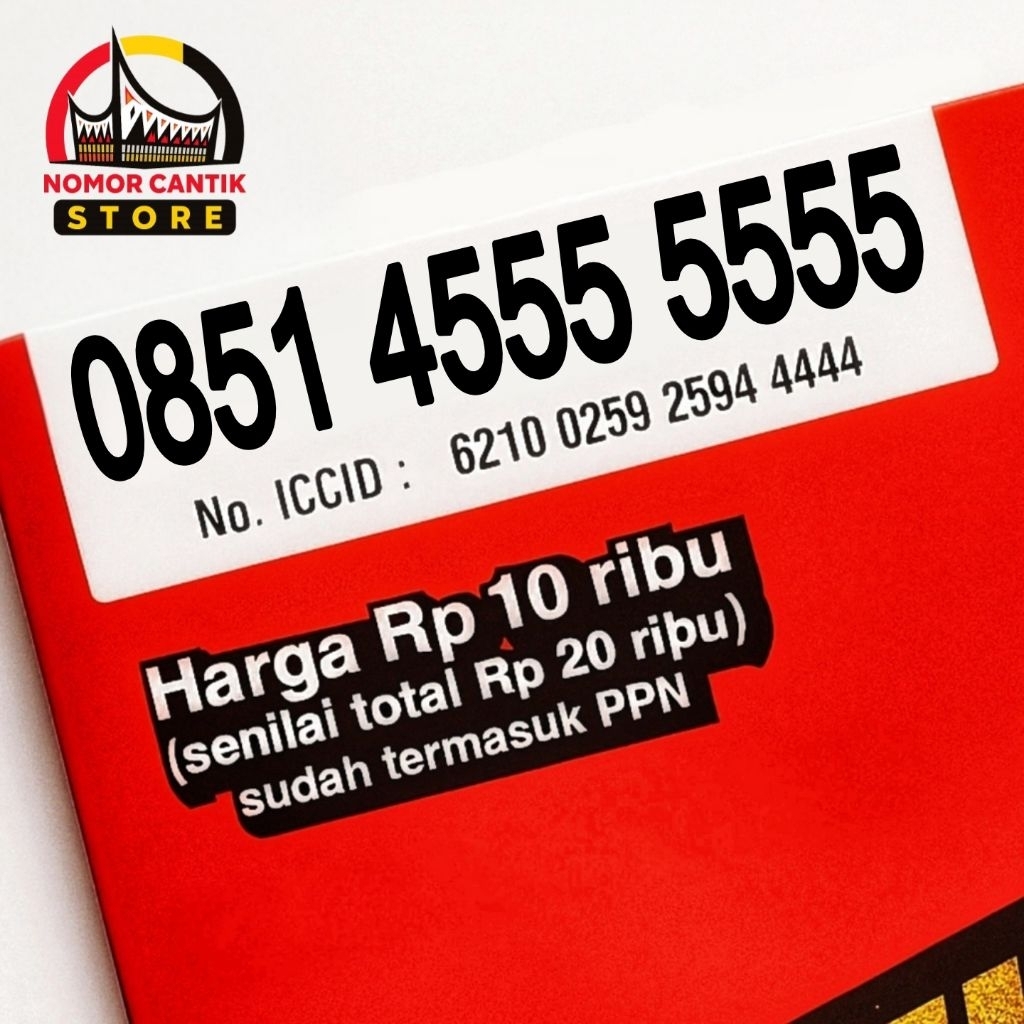 Nomor Cantik Telkomsel 12 Digit Kartu As Sapta 5 5555555 5555 55555 555555