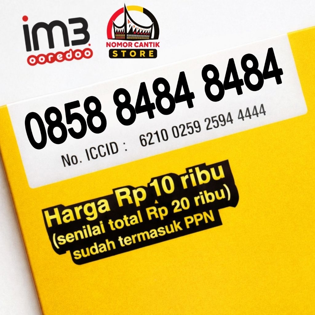 Nomor Cantik Im3 Oreedo 12 Digit Indosat Double Kwarted Ab AbAbAbAb 84 84848484