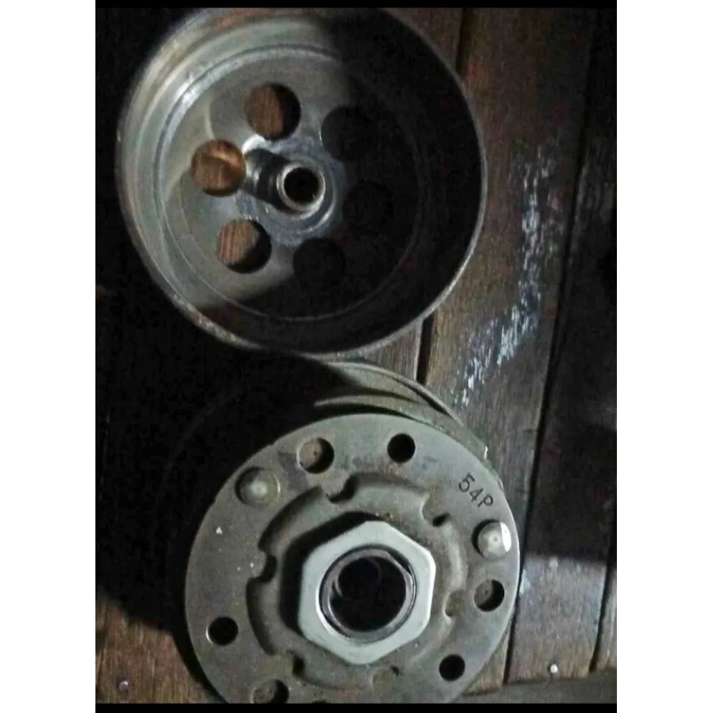 Pully Pulley 1 paket Kampas ganda motor Yamaha Mio j Mio GT soul GT Fino injeksi 54P original copota