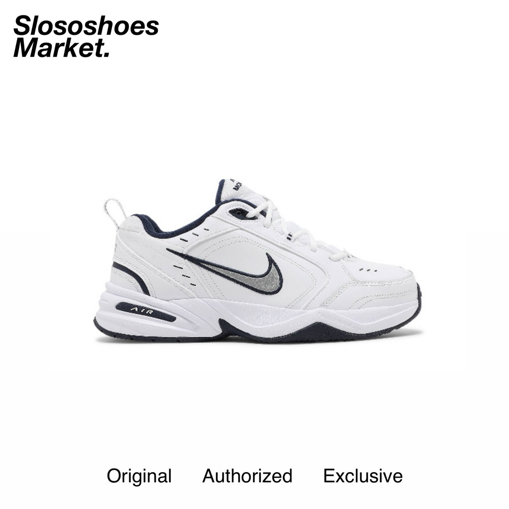 Nike Air Monarch IV White Navy - 100% Original / RESMI