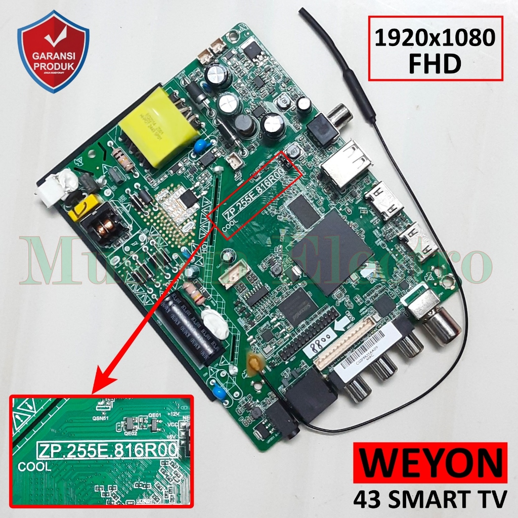 Mainboard Universal CHINA LED TV WEYON 43 INCH Smart TV Board ZP.255E.816R00
