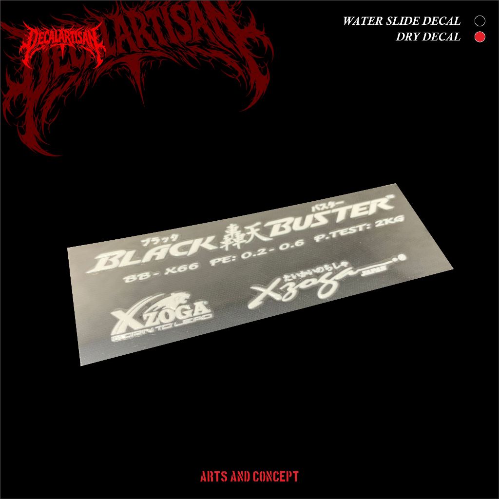DRY DECAL JORAN REBUILD XZOGA BLACKBUSTER