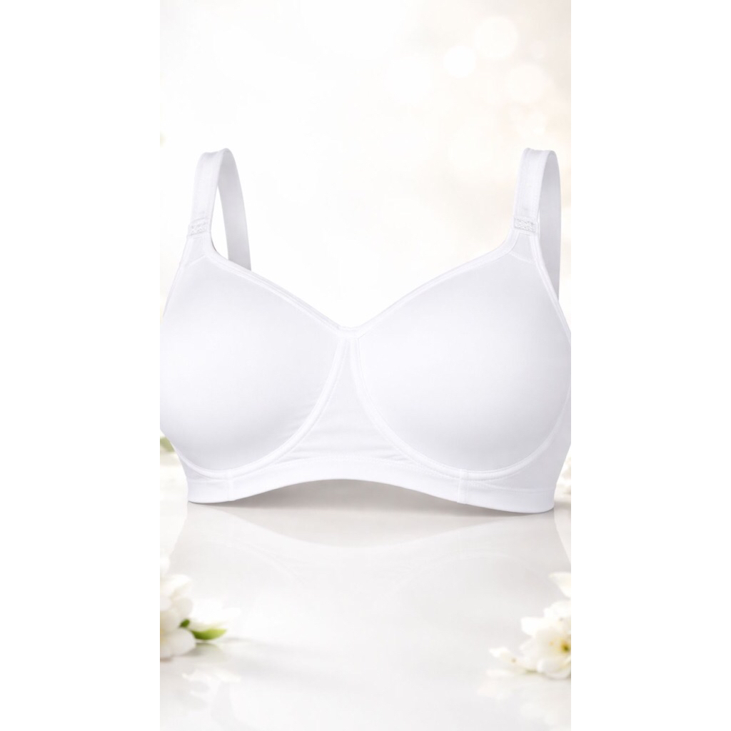 INNABIGSIZE|| BRA KAWAT WARNA PUTIH BIG SIZE