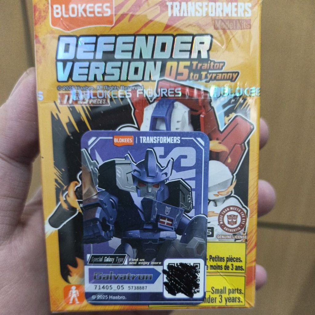 GALVATRON SECRET BLOKEES TRANSFORMERS GALAXY DEFENDER VERSION 05 OFC