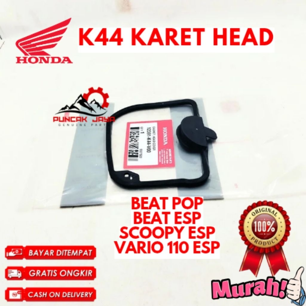 KARET HEAD ORIGINAL HONDA KODE K44,  KARET HEAD BEAT POP, KARET HEAD BEAT ESP, KARET HEAD SCOOPY ESP