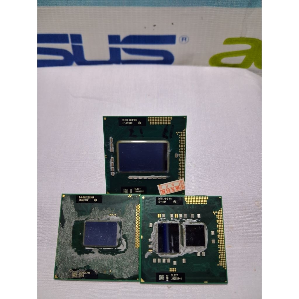 Processor Laptop Intel Core i7 i5 i3 – i7-720QM i5-480M i3-2310M i3-380M – Tested Normal