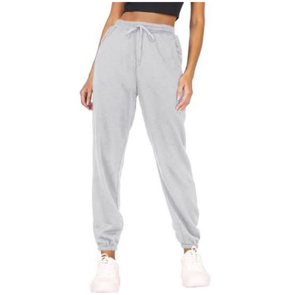 jogger celana panjang karet bawah