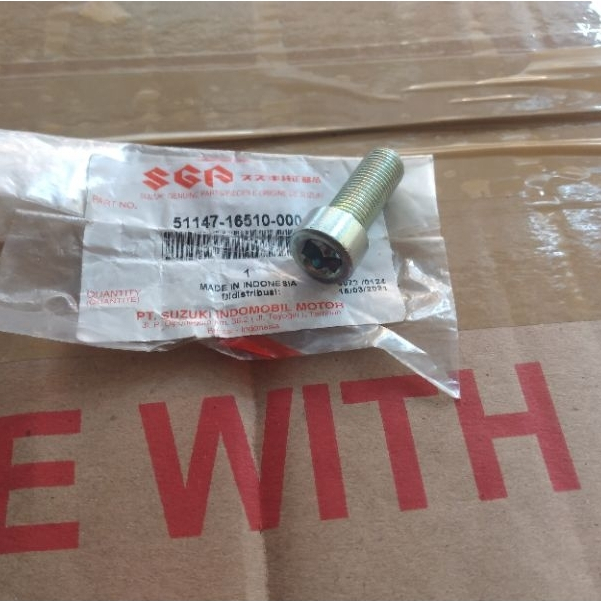 BAUT SULING SHOCK DEPAN SATRIA 2 TAK FU 150 ARASI SPIN SKYDRIVE SHOGUN ORIGINAL SGP 51147-16510-000