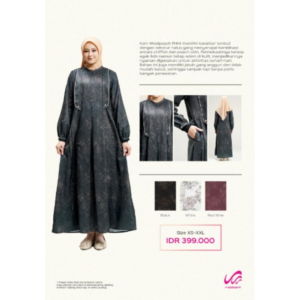 RABBANI 2026_ DRESSLIM RABBANI COUPLE MALAQI/ GAMIS RABBANI MALAQI