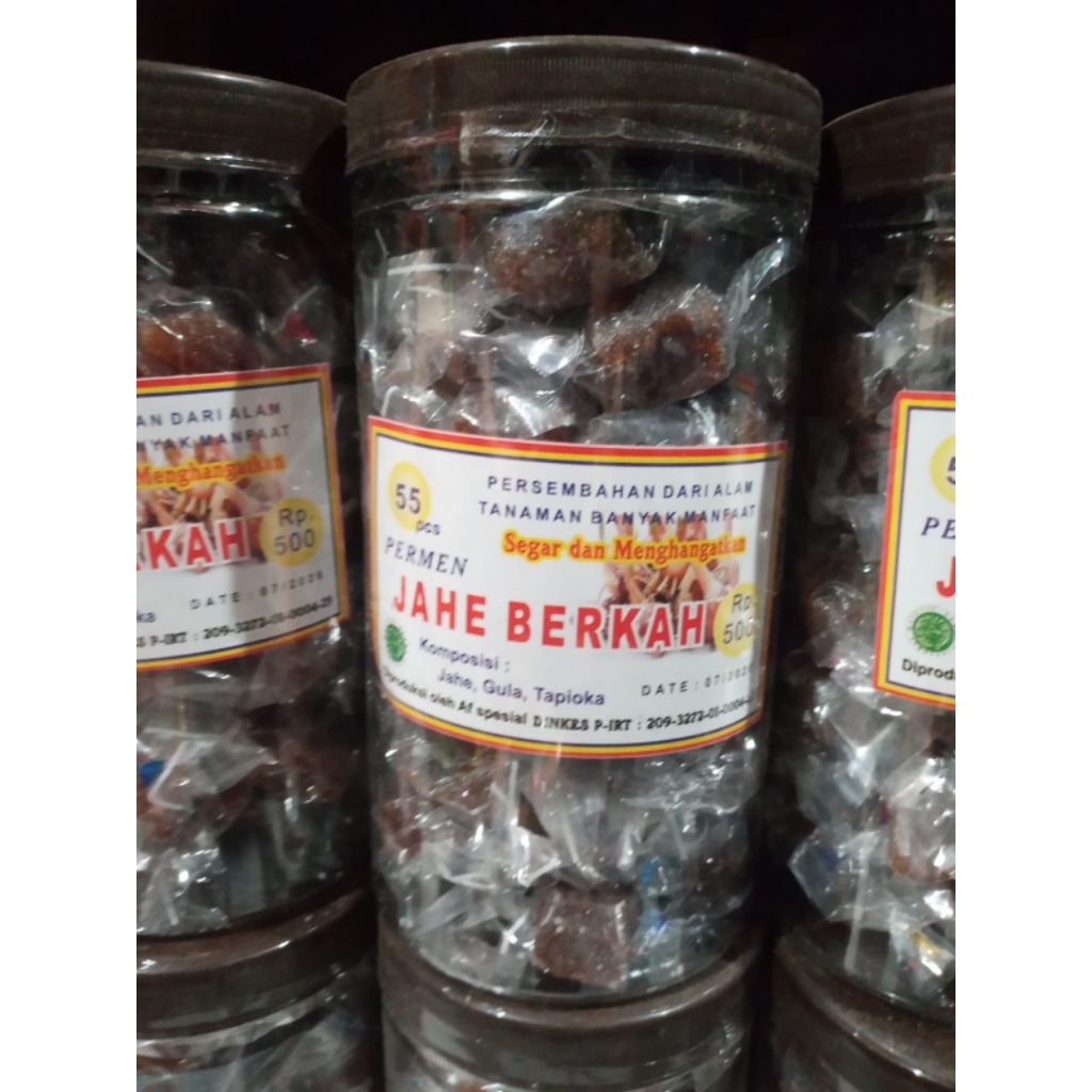 Permen Jahe Berkah Toples