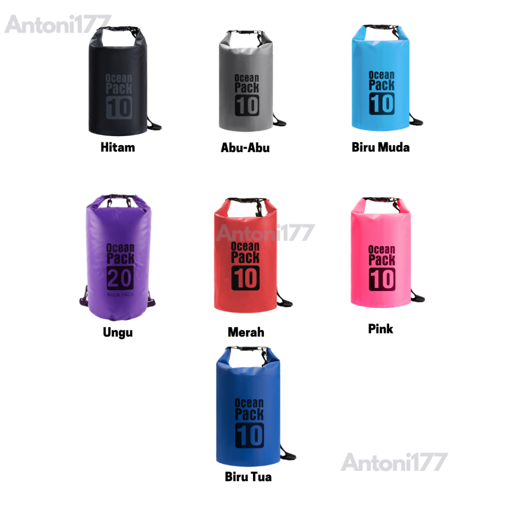 Dry Bag Ocean Pack 10L | Tas Mancing | Tas Anti air
