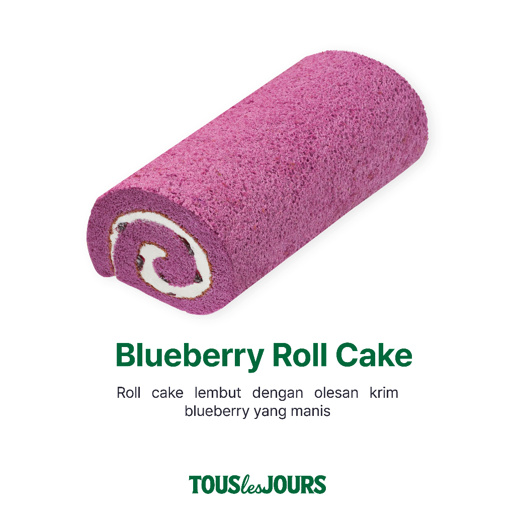 TOUS les JOURS - Blueberry Roll Cake