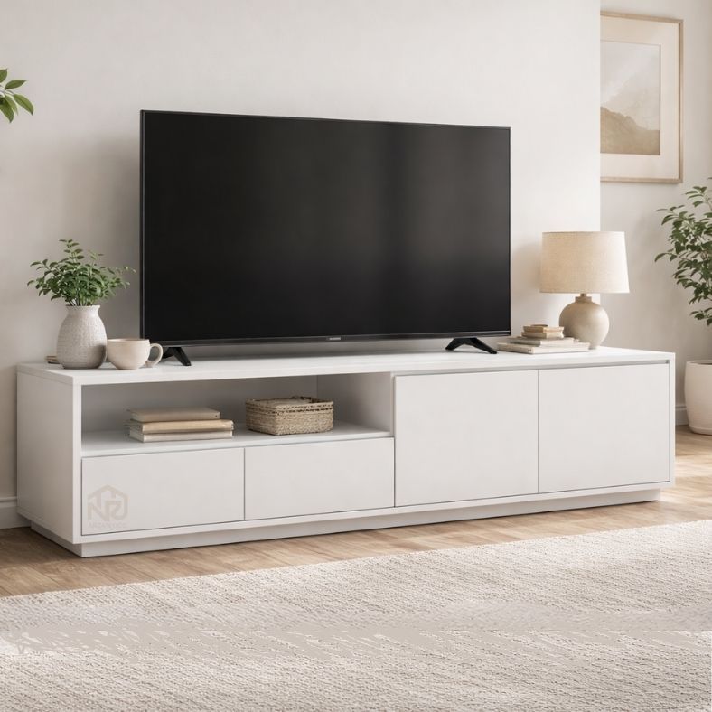 Meja TV Minimalis Modern Berkualitas Meja TV Mewah Rak TV Sederhana Meja TV Tahan Lama