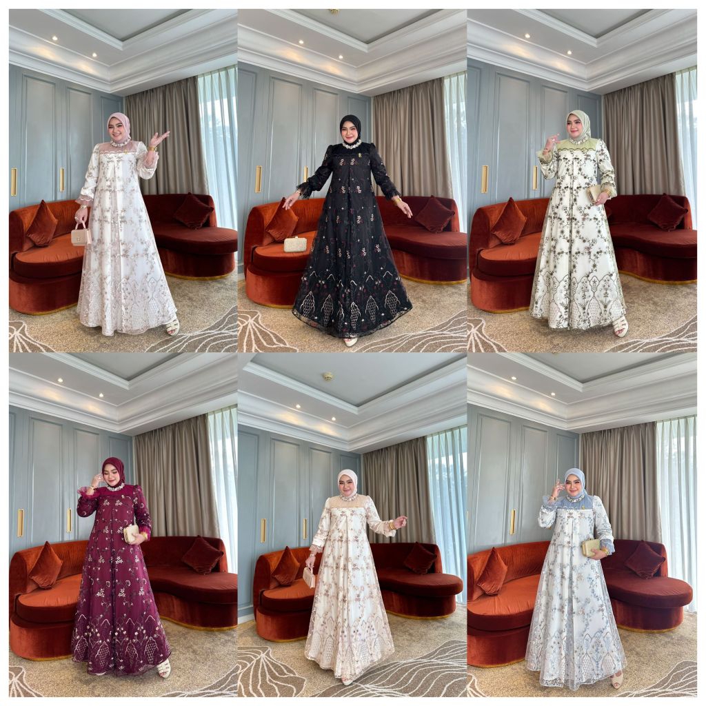 Gamis Dress Terbaru Deluna by iRna