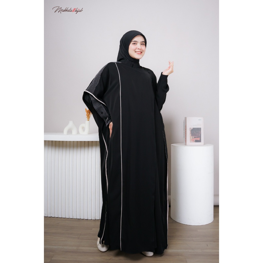 Kiyana Abaya Gamis Wanita Kekinian Terbaru Dress Elegan Makkata Hijab 2026