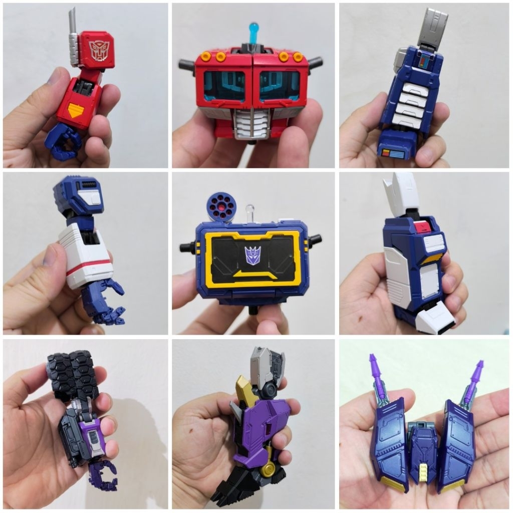 Part Kitbash Action Edition Blokees Transformers Optimus Prime Megatron Soundwave Tarn TF One