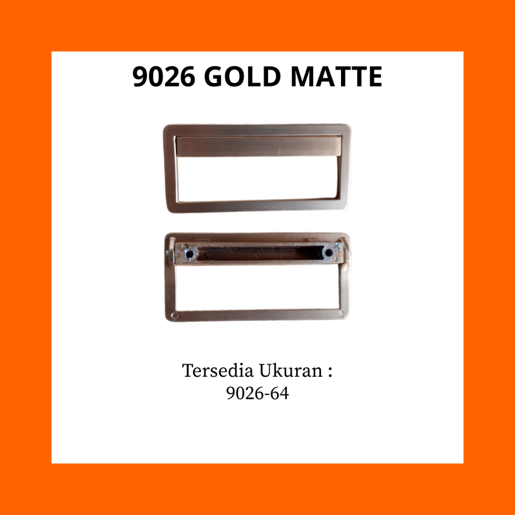 Handle 9026 GOLD MATTE | Handle Tarikan Laci | Tarikan Pintu Laci Minimalis