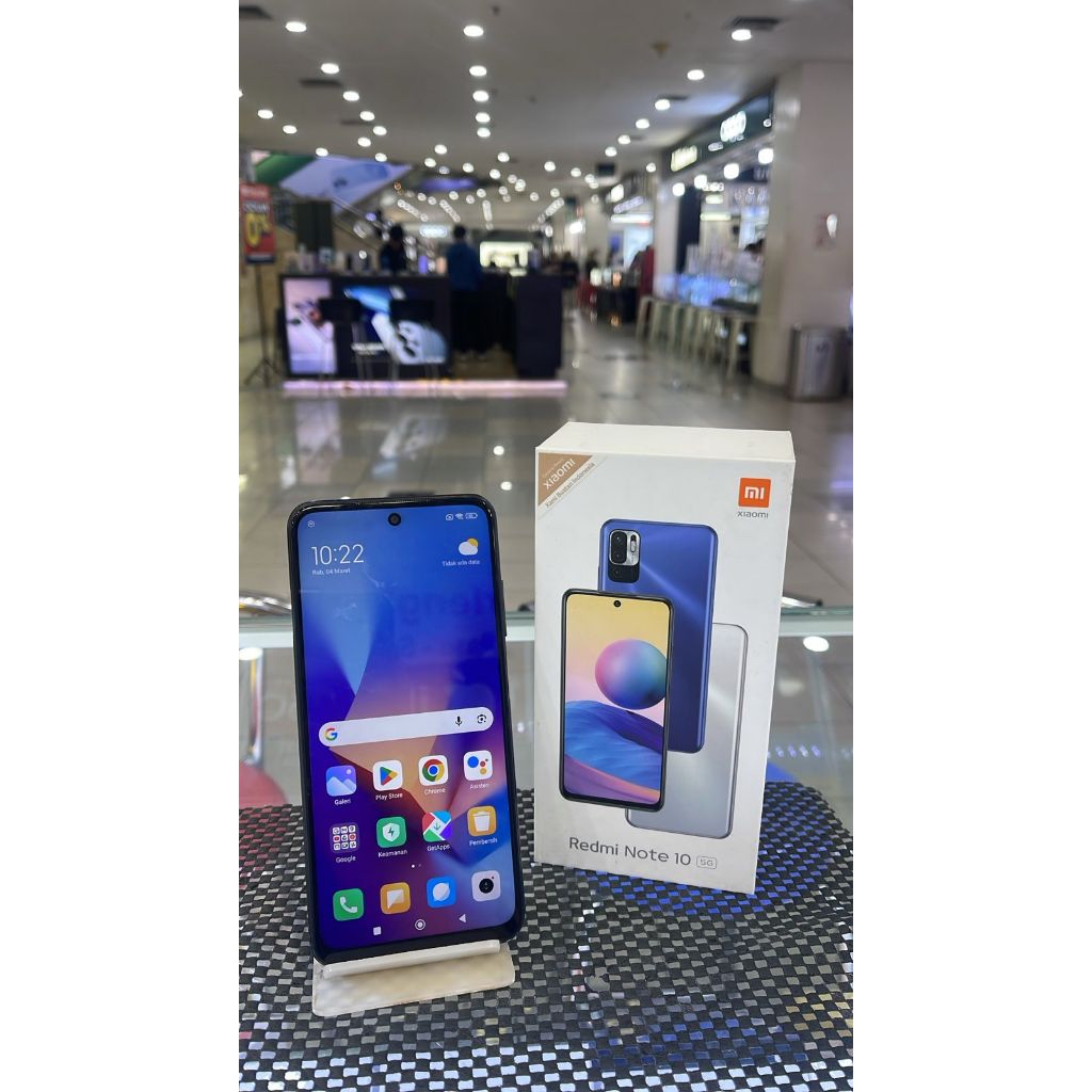 XIAOMI REDMI NOTE 10 5G 8/128GB SECOND SEKEN BEKAS RAM 8 INTERNAL 128