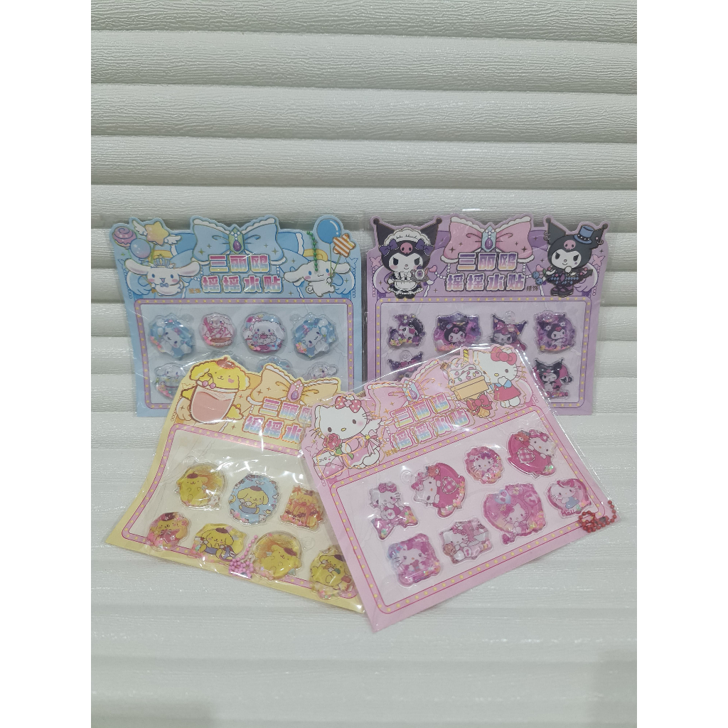 *AJS* STIKER TIMBUL XQ-801 / STIKER MAINAN ANAK / STIKER KARAKTER SANRIO