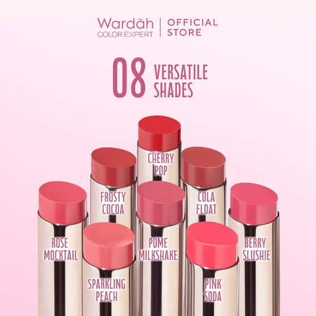( NEW ) WARDAH Glossicle Peptide Balm - Lips / Lipstik Glos sicle - Dilengkapi dengan Peptide & UV F
