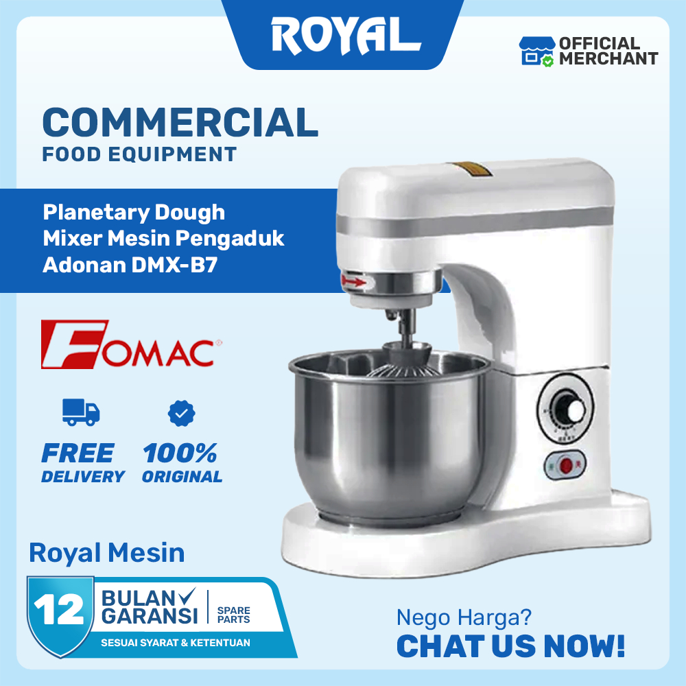 Planetary Dough Mixer Portable  DMX-B7/DMX-B7A/DMX-B7C with Cover FOMAC