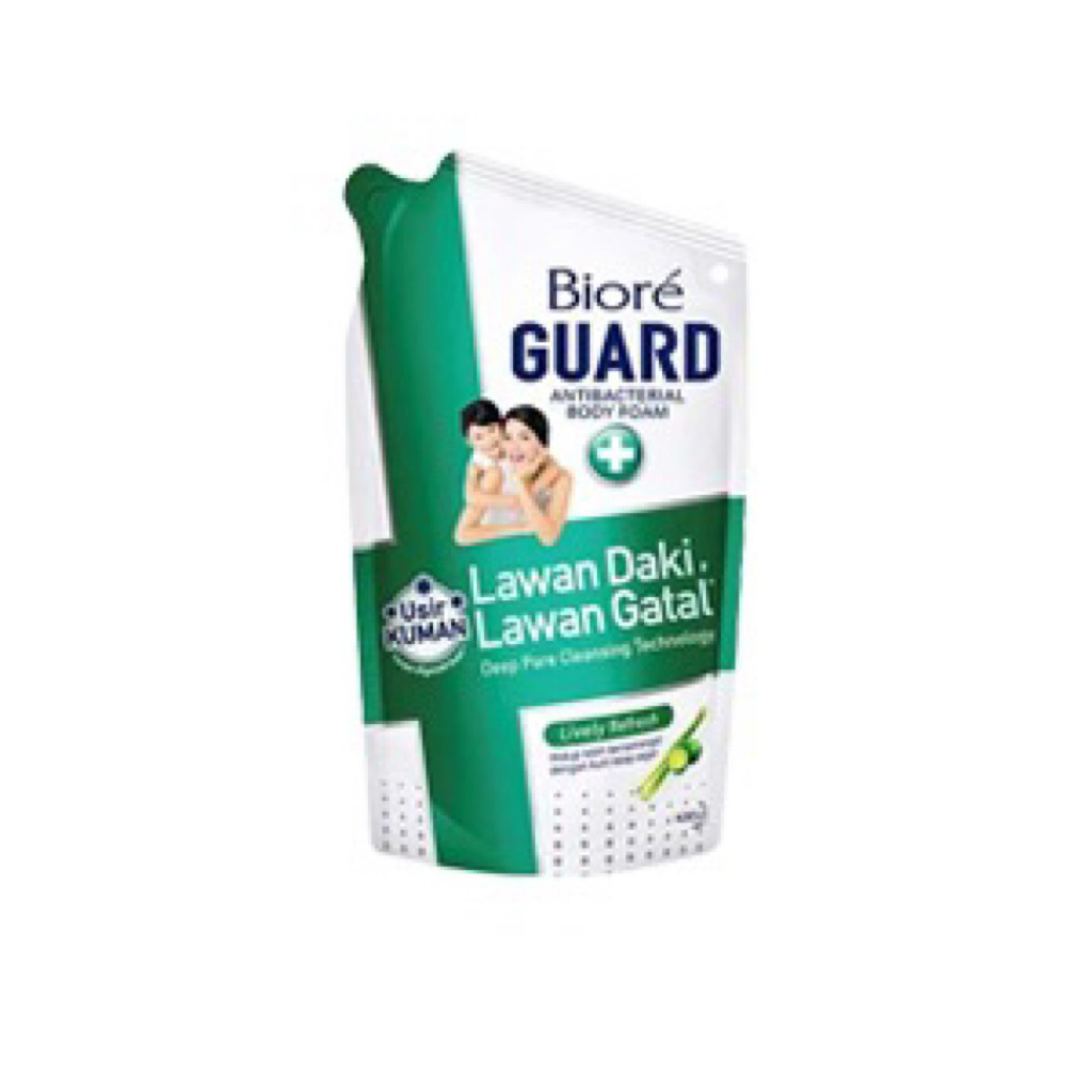 Biore Guard Sabun Mandi Cair Antibacterial Lawan Daki & Gatal - Lively Refresh