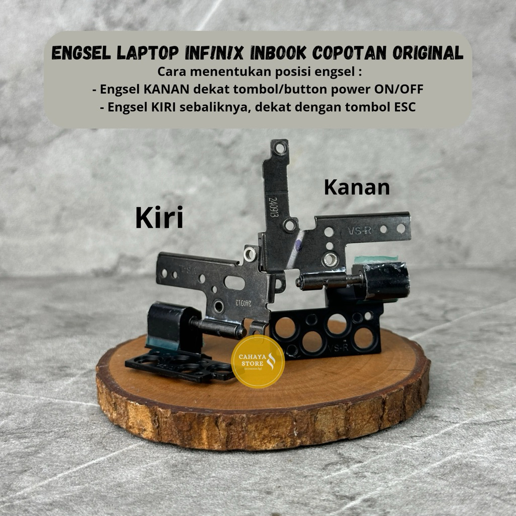 (GARANSI 1 TAHUN) Engsel Laptop INFNIX Inbook Type X1 / X1 Pro Kanan & Kiri ORIGINAL Laptop COPOTAN 