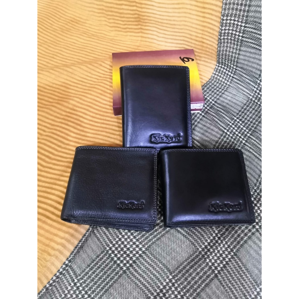 MURAHH Dompet Cowok/Pria Kulit Asli Dompet Kickers Original 100%, Desain Ellegan Bahan Berkualitas W