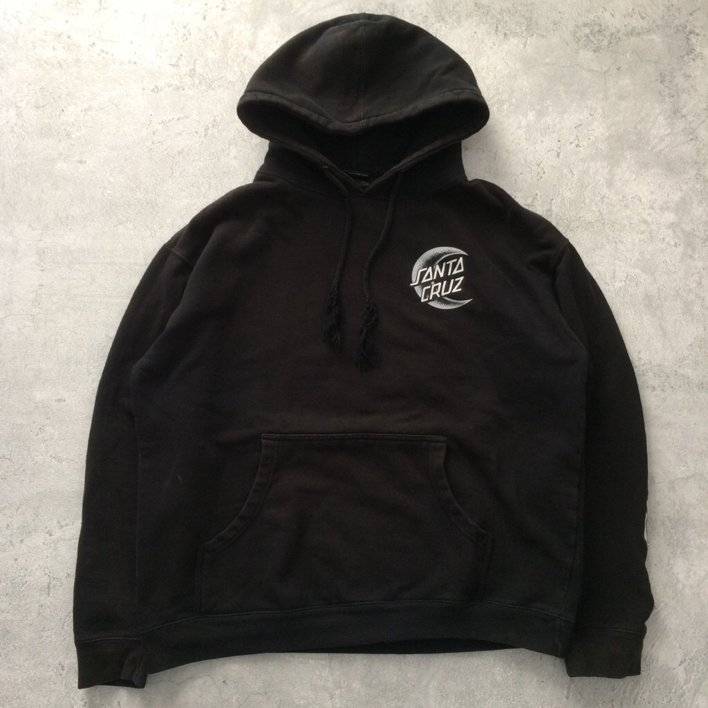 Santa Cruz Tidal Dot Hoodie in black