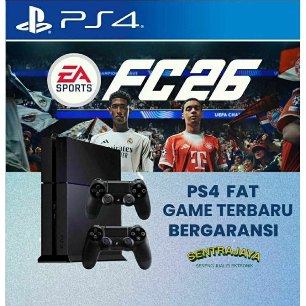 PS 4 FAT FULL GAME 1TB GARANSI