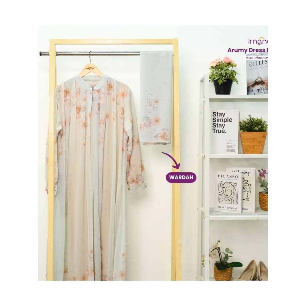 Mitra Fashion series Arumi Dress Set Hijab by Irnanda