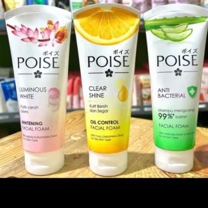 poise facial foam 100ml