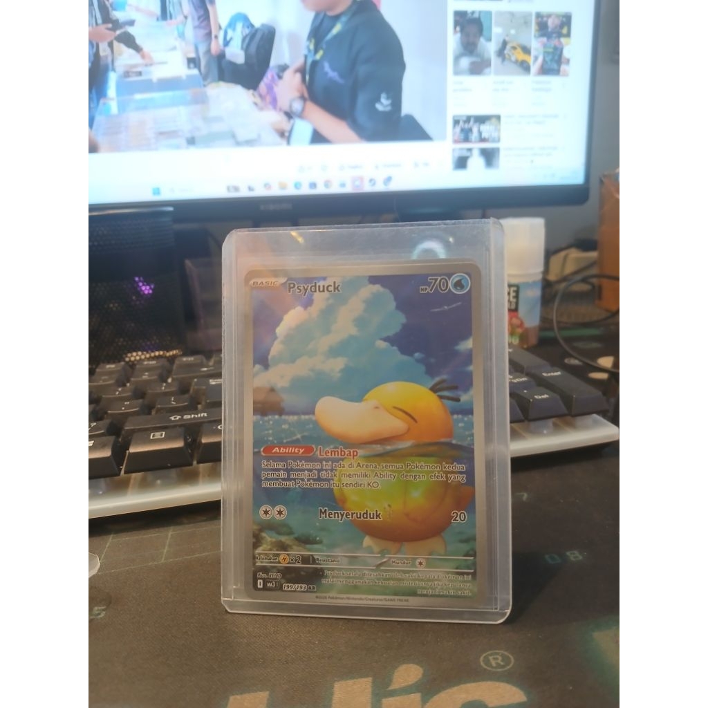 pokemon card psyduck AR indo