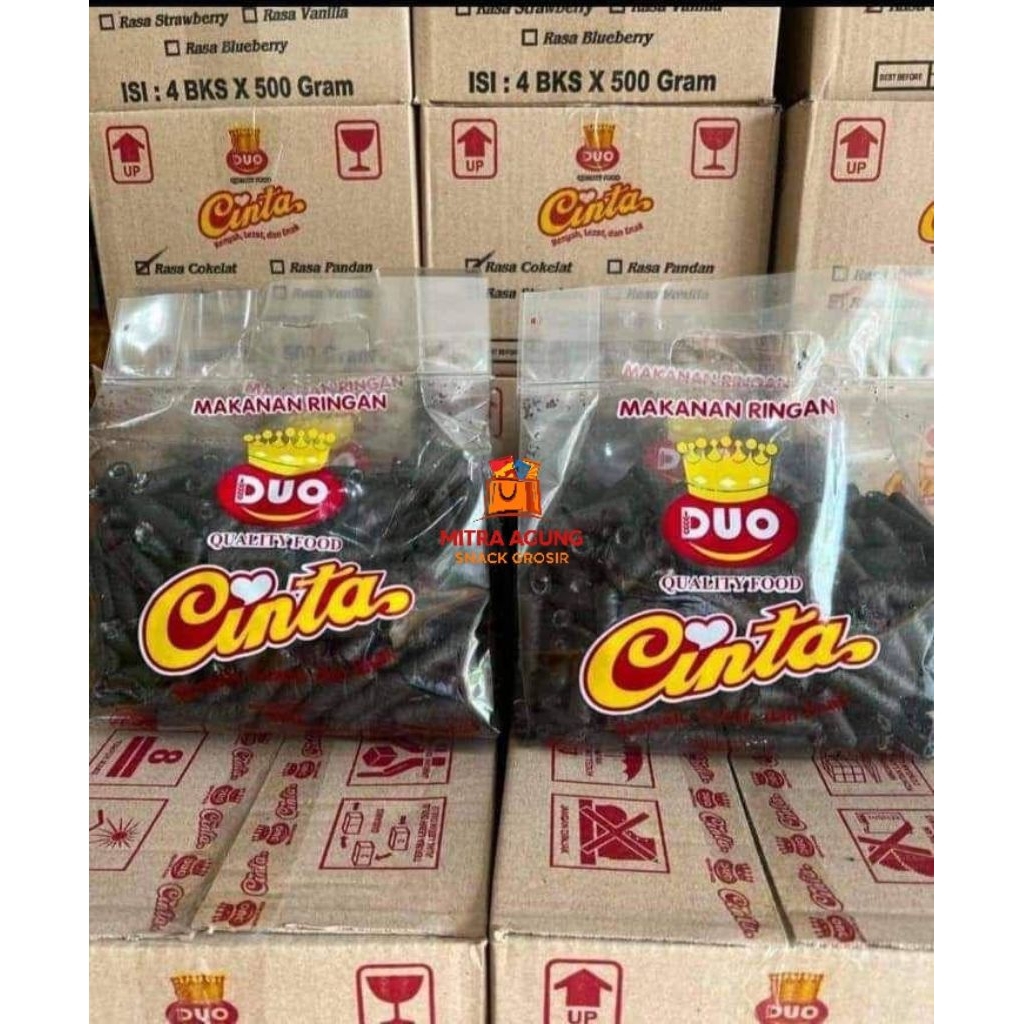 Grosir Cinta Astor Vanilla 4x500gr – Wafer Roll Renyah Laris Jajanan Anak|Cocok Reseller & Warung