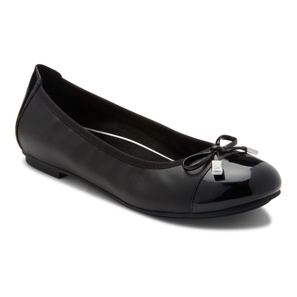 Vionic Minna Black Shoes Wanita
