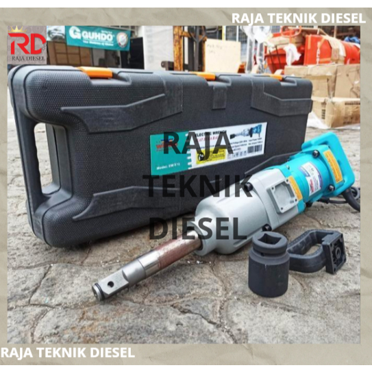 WIPRO Alat Buka Baut Listrik 1 INCH Electric Air Impact Wrench EW 636