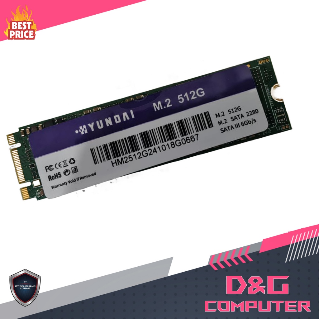 SSD M.2 SATA HYUNDAI 512GB