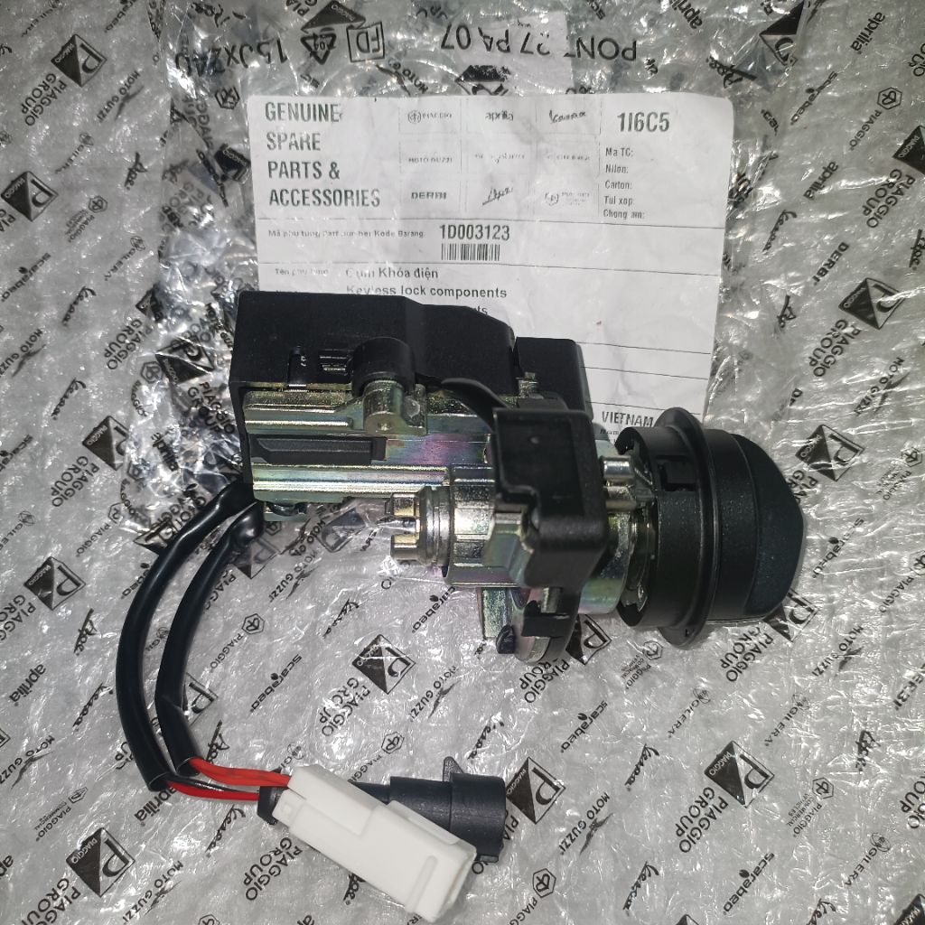 Kunci Kontak Keyles Vespa Matic Sprint Primavera Gts Facelift 2024-2025 Original