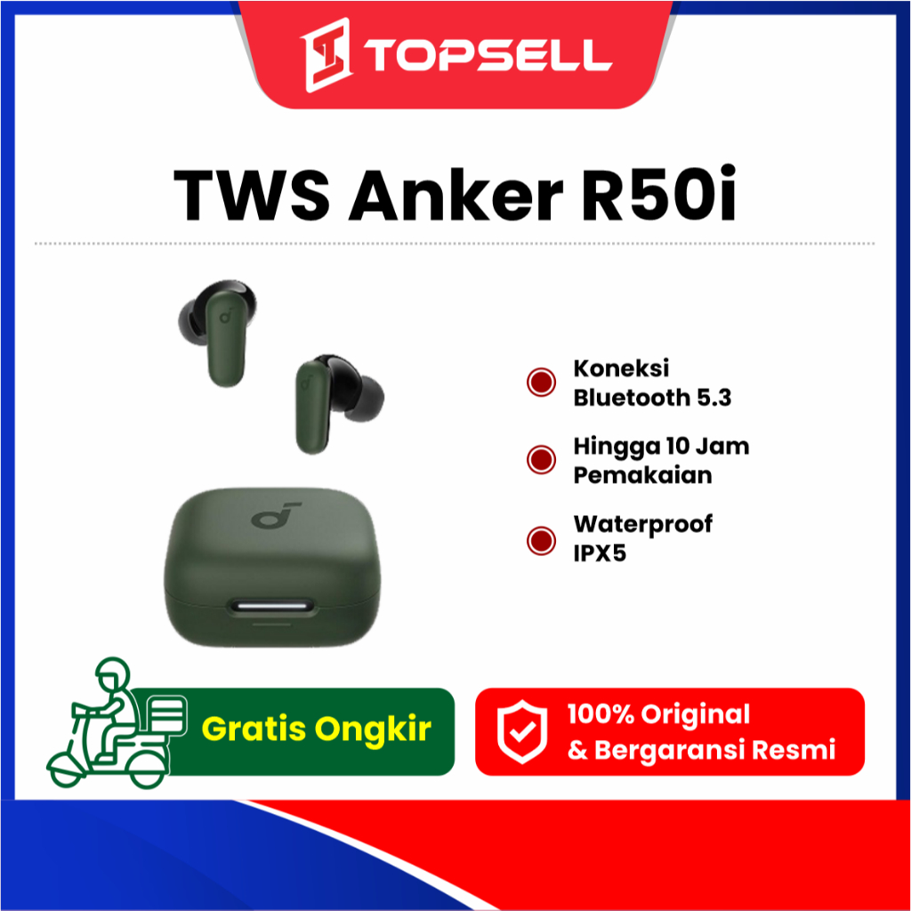 TWS Anker Soundcore Earphone R50i Garansi Resmi 100% Original