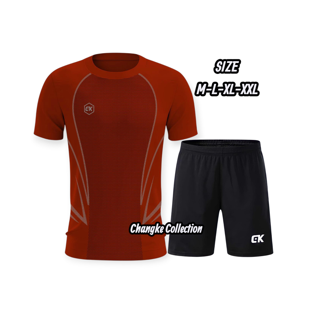 SETELAN BAJU OLAHRAGA PRIA WANITA SPANDEX PREMIUM FUTSAL GYM SENAM JOGGING BADMINTON DEWASA SIZE M-L