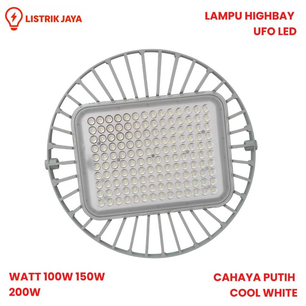 LAMPU HIGHBAY UFO LED 100W 150W 200W / HIGHBAY UFO LED DRIVER PHILIPS GARANSI