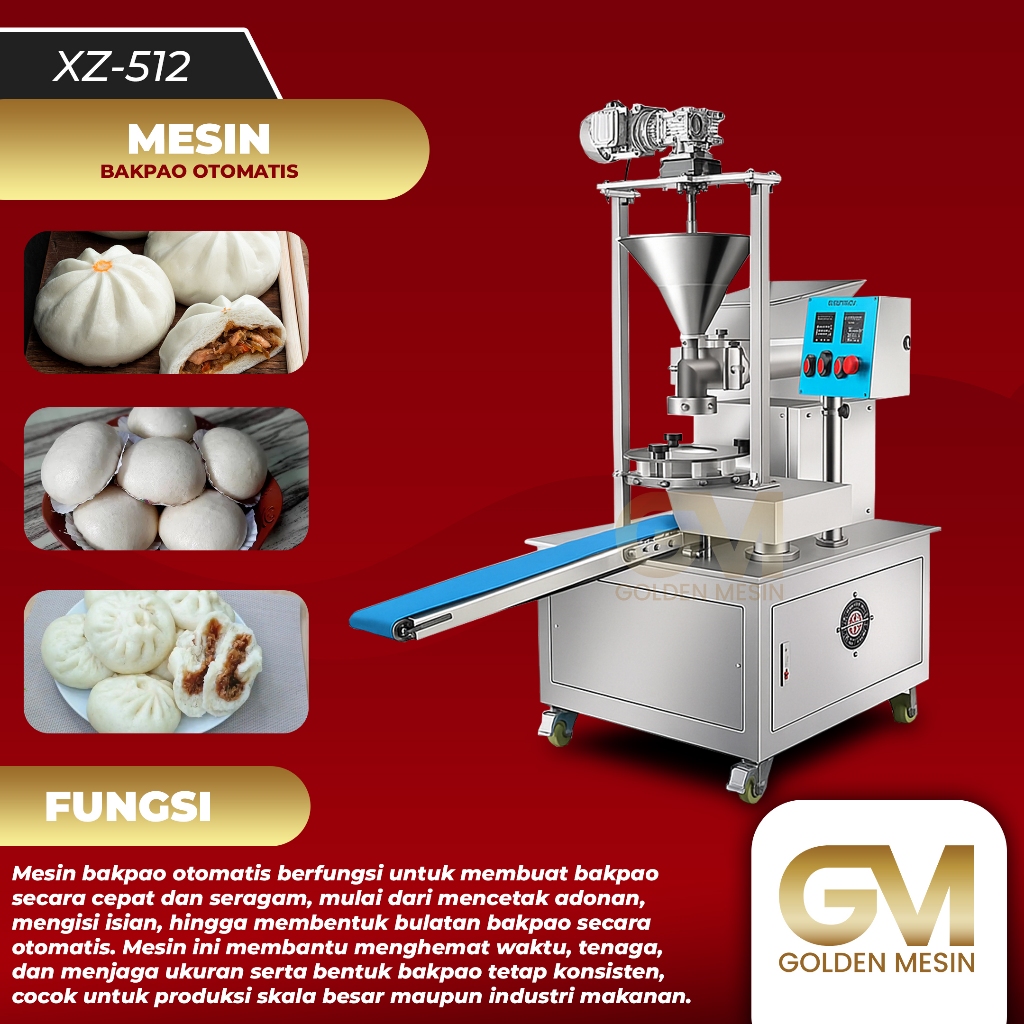 MESIN CETAK BAKPAO ISI | MOCHI ISI OTOMATIS / Mesin Bakpao Otomatis / Mesin Mochi Otomatis / Mesin B