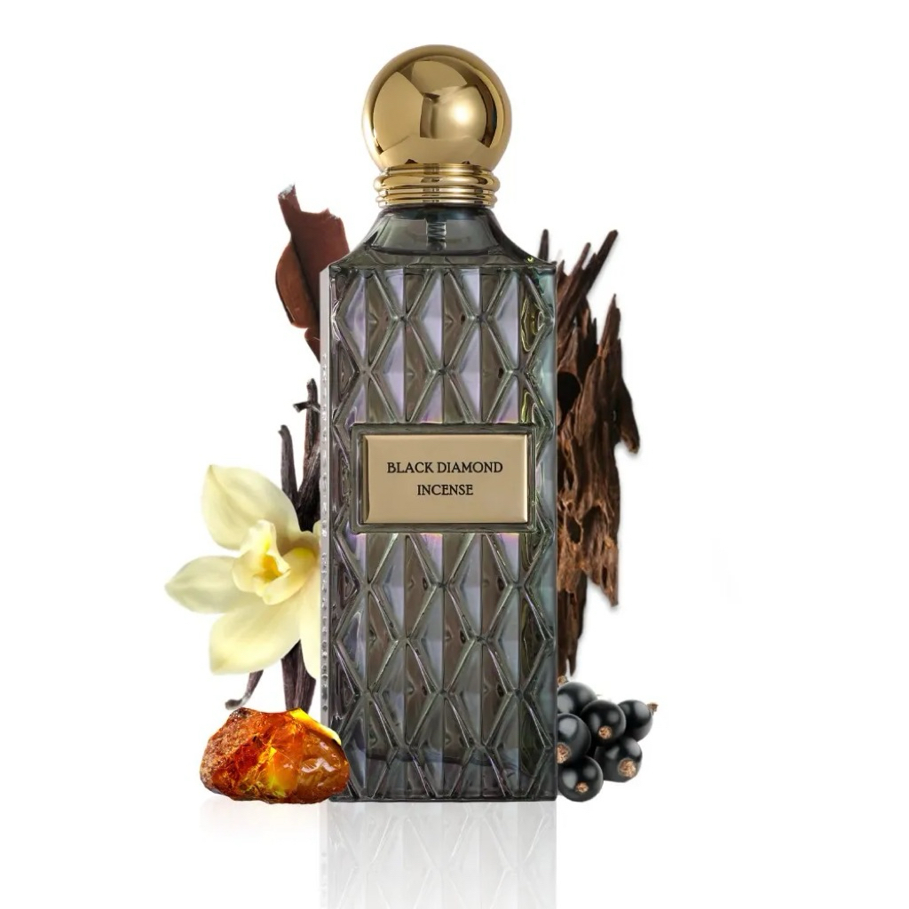 BLACK DIAMOND INCENSE IBRAHIM AL QURASHI IBRAQ PERFUME/ IBRAHEEM AL QURASHI/