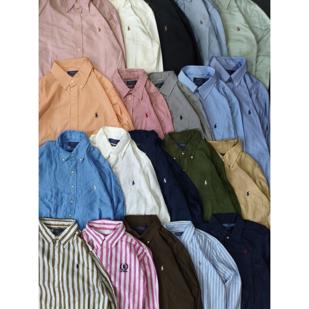 Kemeja Polo Ralph Lauren Linen Shirt