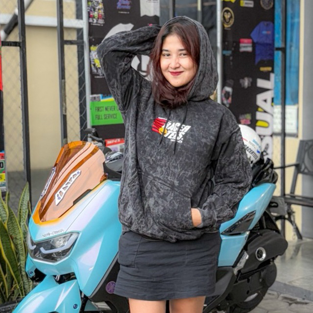 Jaket Hoodie RACERTEES Stone Wash - [Banyak Pilihan]